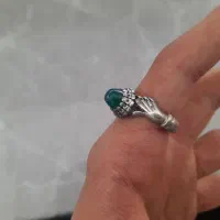 انگشتر دست و دلبر به ضمانت نقره