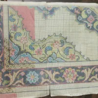 نخ پشم همراه نقشه سنتی ودارقالی