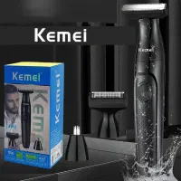 ماشین اصلاح سه کاره شیور و موزن بینی KM-114 (کیمی)