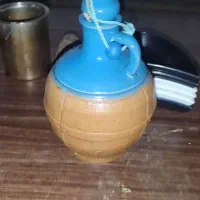 کوزه سفالی بطری اب جا چاقو