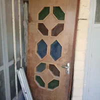 درب چوبی