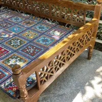 تخت سنتی براق ۳ عدد۱۲۰×۲۰۰