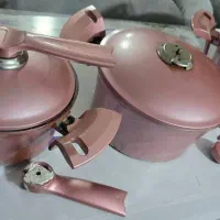 قابلمه چدن ۳ تایی در حد نو