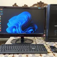 کامپیوتر پرقدرت i5 رم 8 گرافیک 2 مانیتور 23 اینچ