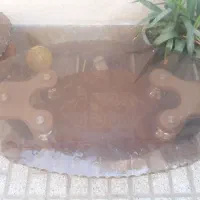 میز جلو مبلی در حد اک پمپ اب ضبط دلر شارژی
