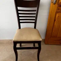 چهار عدد صندلی چوبی نهارخوری