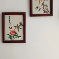 تابلو گلدوزی ابریشم دوزی