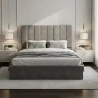 تخت  دونفره اکبند مدل مخمل
