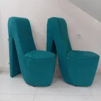 دو عددمبل تزئینی طرح کفش