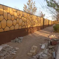 دیوار نویسی و نقاشی باغ ویلا