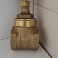 شیر فلکه برنجی کشویی
