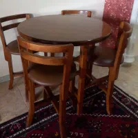 میز ناهارخوری چوبی ۴ و ۶ نفره