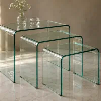 عسلی سه تیکه تمام شیشه