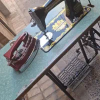 چرخ خیآطی با اطوسنگین قدیمی