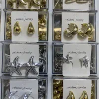 گوشواره رنگ ثابت 99 ت