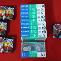 نوار کاست خام Maxell اصل ژاپن همگی نو و آکبند