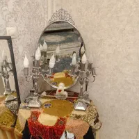 آینه شمعدان قدیمی