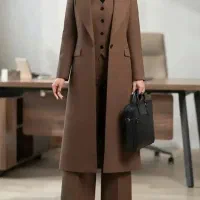 مانتو شلوار جلیقه ترند آکبند