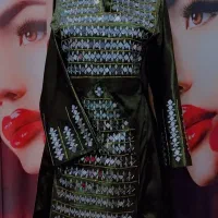 لباس بلوچی زنانه ‌آماده‌ وزی‌آستین