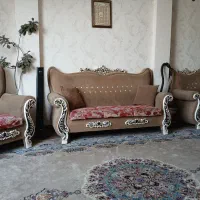 مبلمان و تخت دونفره و پاتختی و کمد بچه