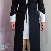 مانتو مشکی سایز ۳۶
