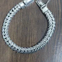 دستبند نقره اصل تایلند (دوقفله)