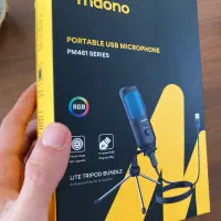 میکروفون گیمینگ و استریم و استودیو maono pm461 RGB