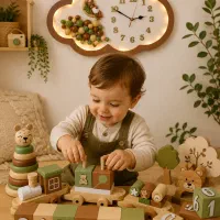 استند اسم اکسسوری چوبی و شبخواب سیسمونی