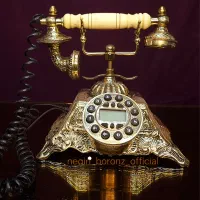 تلفن رومیزی تمام برنز