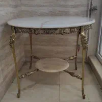 میز خاطره برنزی ۹۰ سانت
