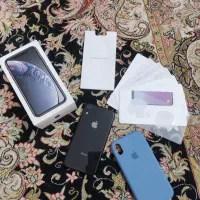 ایفون xr zaa دوسیم هم فروشی هم معاوضه با اندروید