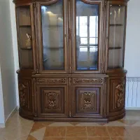 فروش دکور تمام چوب و مبل کاملا چوب اش سالم