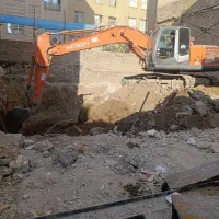 خاکبرداری گودبرداری نیلینگ بیل مکانیکی بابکت تخریب