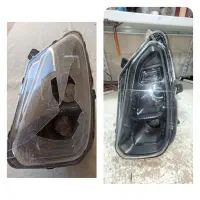 کلیه خدمات تعمیر چراغ خودرو رفع ماتی شفاف سازی