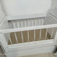 تخت نوزاد گهواره ای با تشک