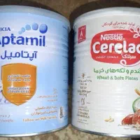 قوطی شیرخشک تمیز و سالم