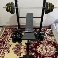دمبل و هالتر و میز هالتر