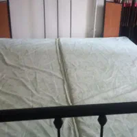 تختخوابدونفره چوب وفلز