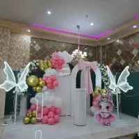 تشریفات بادکنک آرایی گلآرایی پرندرباطکریم میزصندلی