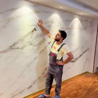 بازسازی فو ری ترموود ماربل شیت ترمووال کاغذ دیواری