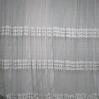 پرده حریر  چین پلیسه طح دار