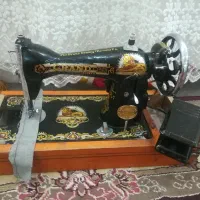 چرخ خیاطی برقی ود ستی سالم و آماده دوخت روان