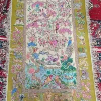 فرش ابریشم زر چرک