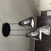 لوستر آویز سه لامپه