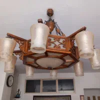 لوستر چوبی