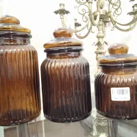 بانکه شیشه قوطی پاسماوری جا حبوباتی