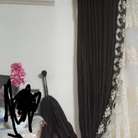 پرده نو قهوه ای سوخته