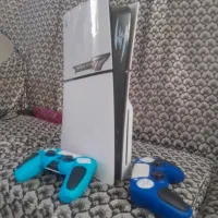 ps5 slim به همراه ۱۱ دیسک و تلوزیون ال جی