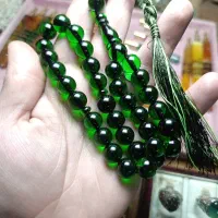 تسبیح سندلوس سبز سیدی گرد 42.7