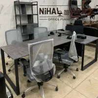 میز کنفرانس فلزی پایه مثلثی مبل صندلی اداری شاندیز
